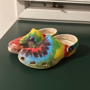 TyeDye Crocs